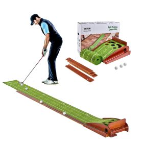 VEVOR 5 Hole Golf Putting Mat Indoor Golf Putting Green Golf Training Aid VEVOR 5 Hole Golf Putting Mat Indoor Golf Putting Green Golf Training Aid